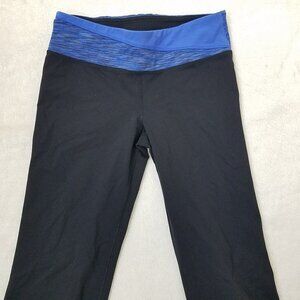 Boutique Black & Blue Heather Yoga Pants Flare S